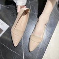 Loafers Ladies Summer Footwear Office Shoes for Women 2025 Pointed Toe Low Heel Elegant A Korean Style High Quality Shoe Spring