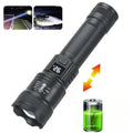 9900LM Powerful LED Flashlight Battery Display USB - View 7 | SAMAG