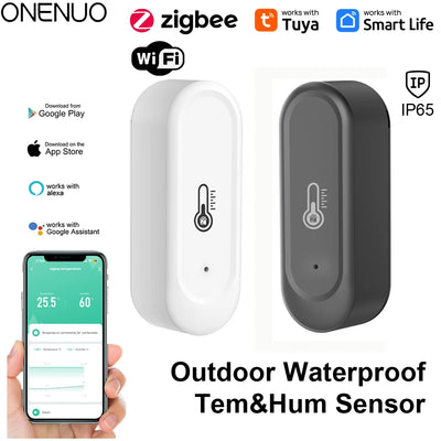 IP65 Waterproof Outdoor Zigbee or WiFi Temperature | SAMAG