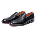 Luxury Slip On Dress Shoes Men Genuine Leather Italian Loafer Shoes For Men Black Brown Brand Formal Oxford Men Casual Shoes