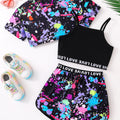 Summer fashion girls' three - piece set Fluorescent - View 2 | SAMAG