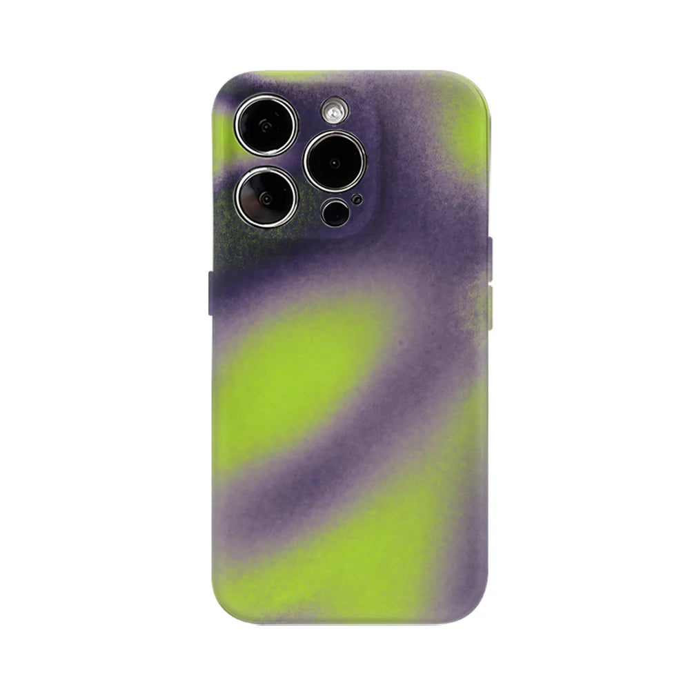 Neon Mist Phone Case for IPhone 17AIR 16E 16 15 14 13 12 11 17 Pro Max Plus Double-layer Back Cover