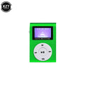 Portable Mini MP3 With LCD Screen Metal Clip Card MP3 Music Player Card Host