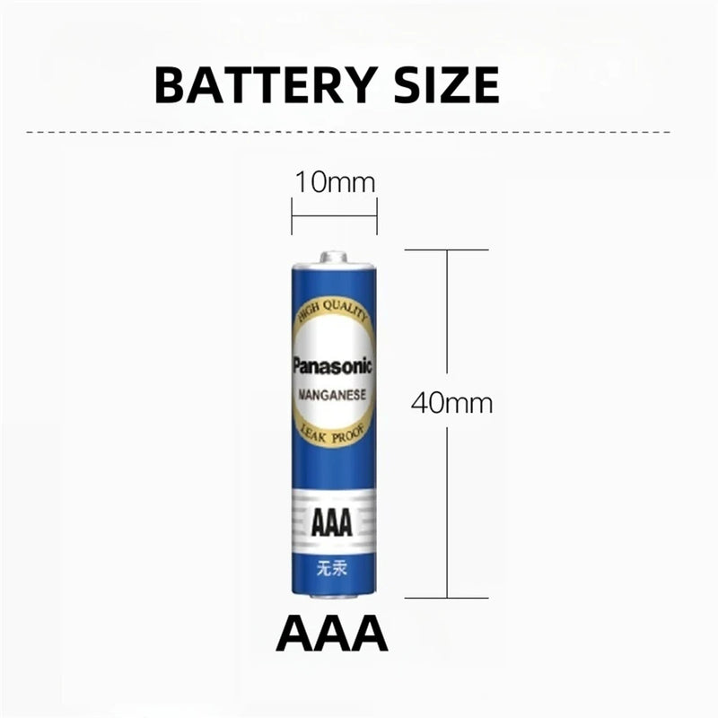 Panasonic LR6 LR03 AA AAA 1.5V Alkaline Batteries Long-Lasting Leakproof Dry Battery for Remote Control Camera Flashlight Wirele