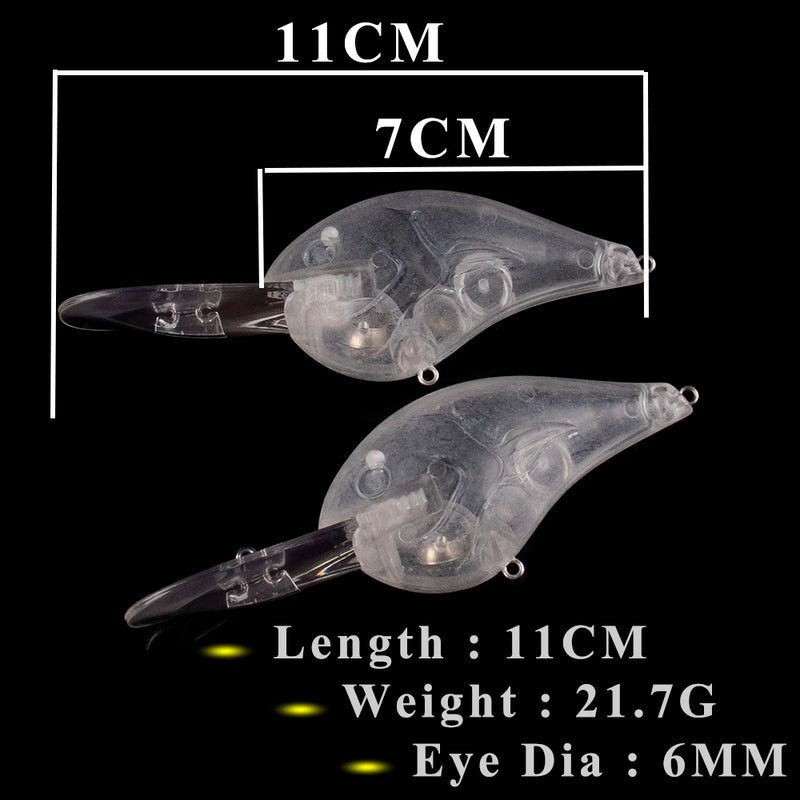 AYWFISH Deep Diver Crankbait 11CM 21.7G Floating Hard - View 4 | SAMAG