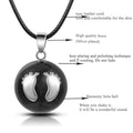 Eudora Harmony Ball Pendant Necklace Pregnancy Chime Ball Mexcian Bola Pendants Wishing Balls Fine Jewelry for Women Best Gift