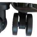 1 pair A19 DIY Replacement Luggage Wheels Repair Accessories Mute Brake Wheel