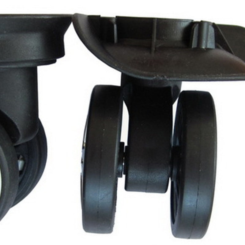 1 pair A19 DIY Replacement Luggage Wheels Repair Accessories Mute Brake Wheel
