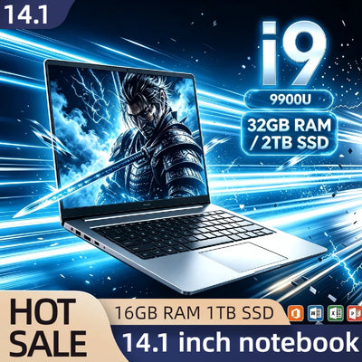 Pro Gaming Laptop 14.1 Inch Intel i9 9900 5GHz 32GB RAM | SAMAG