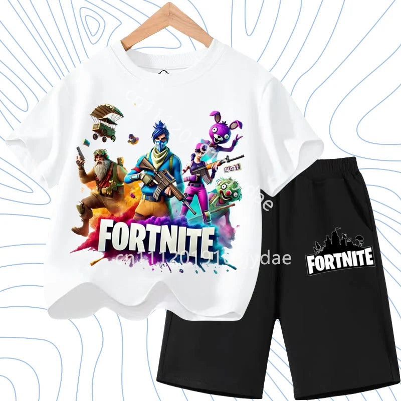 Fortnites Series T-shirt Shorts Suit for Children Hot | SAMAG