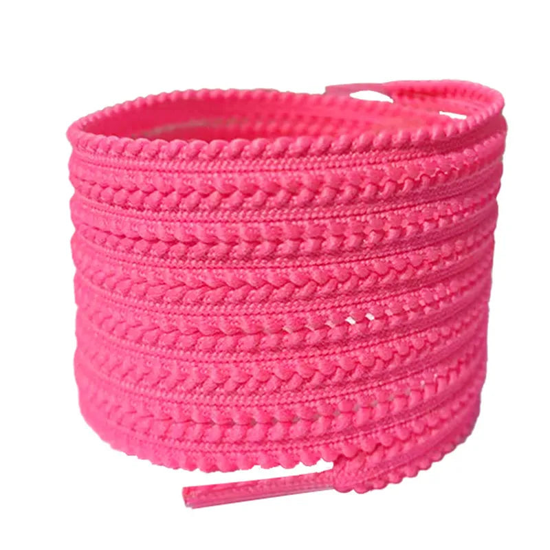 Multicolor Track Anti-slip Serrated Shoelaces Canvas Black White Runing Shoes laces Women Men Sport Casual Net Shoes Shoelaces