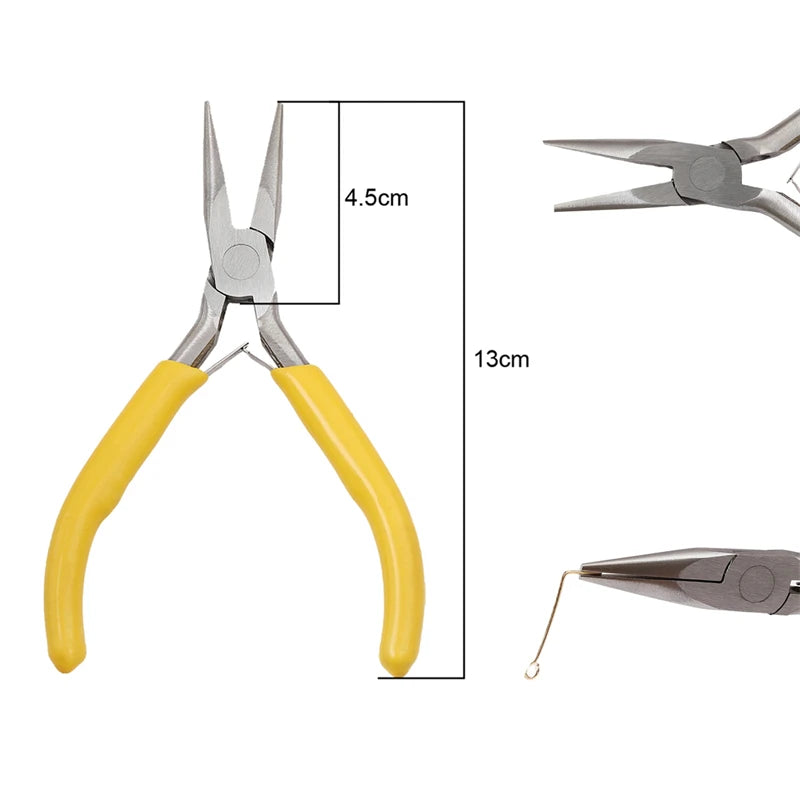 Multifunctional Hand Tools Jewelry Pliers with round Nose End - Cutting Wire Tool for DIY Handmade Jewelry Making Accessories