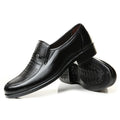 Men Leather Shoes Business Shoes Round Toe Dress Shoes Party Wedding Shoe High Quality Casual Men Loafers Work Slip-On Flat Shoe
