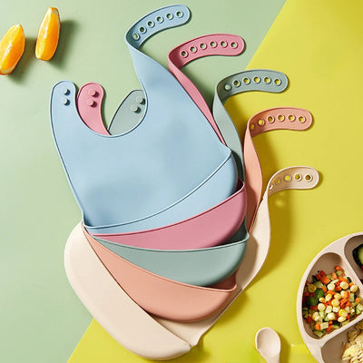 Baby Bib Adjustable Waterproof Babies Soft Edible | SAMAG