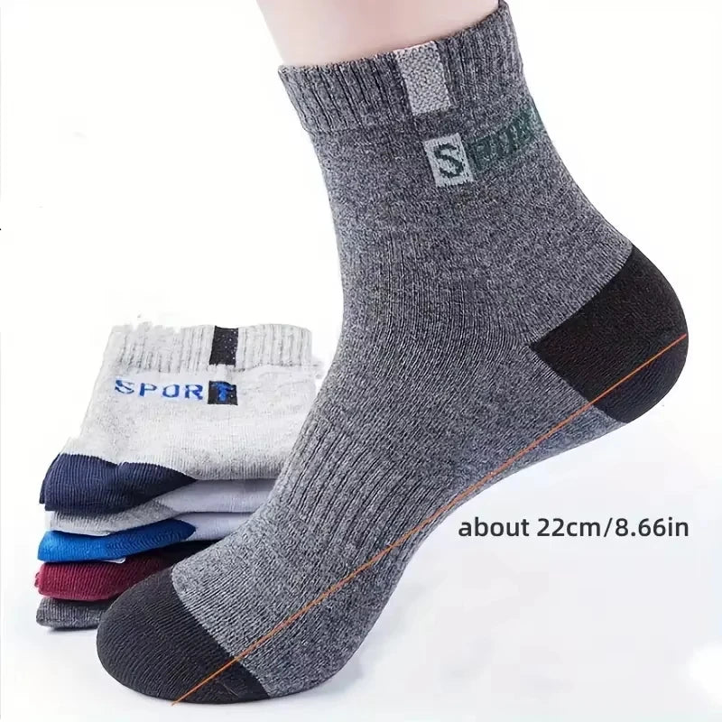 Cotton Sock for Men Sport Breathable Soft Letter Fashion | SAMAG