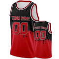 Black Gray Custom Basketball Jersey Tank Hop Personalized Print Team Name Number Logo Sports Shirts for Men Women Youth Kids