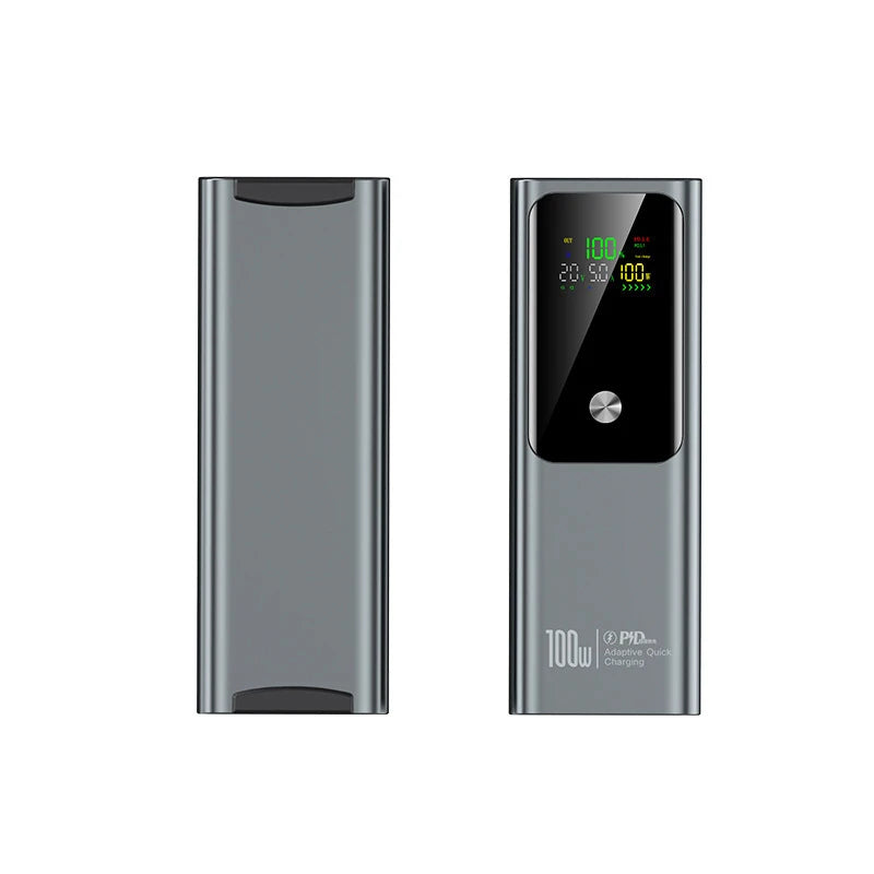 New PD 100W Power Bank 100000mAh External Battery Capacity Fast Charging Portable Charger Powerbank For Laptop iPhone Samsung