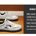Men's Casual Sports Shoes with Low Heel Round Toe Soft Sole Multi-color Design Fashionable Large Size Walking Board Shoes