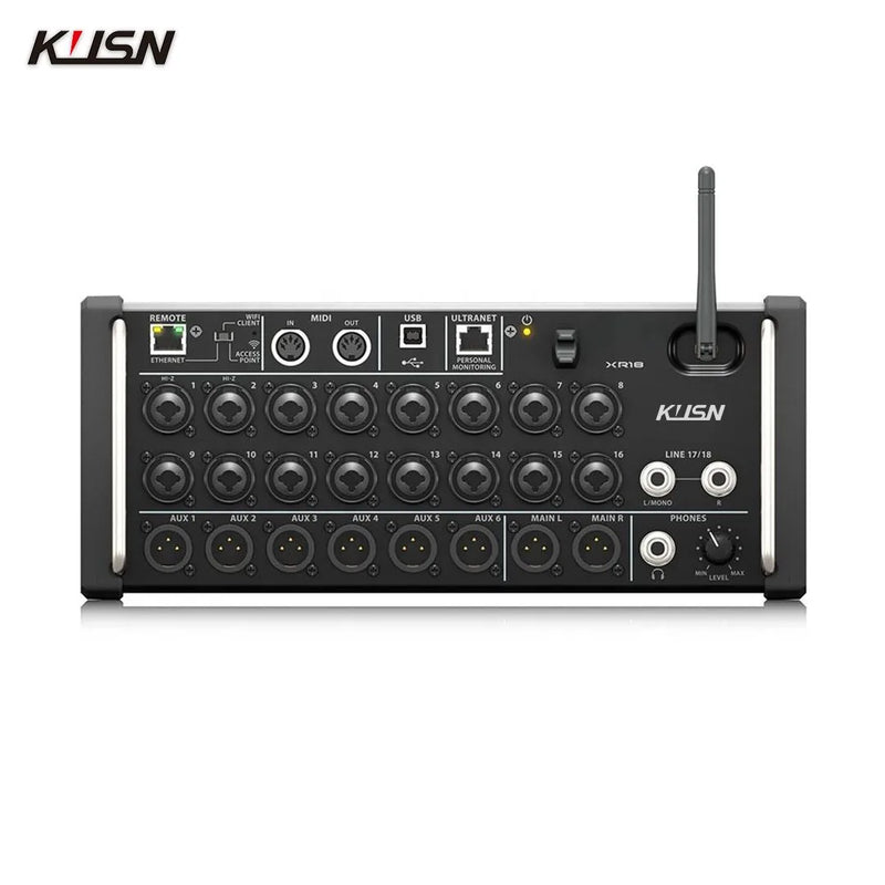 Ari 1:1 XR18 MR18 Rack Mount Professional Digital Mixer 18 channel Wifi DSP Audio Mixer DJ Console Original Brand LOGO Software