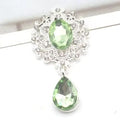 New 25 * 45 mm Alloy Flower Board Rhinestone Pendant DIY - View 6 | SAMAG