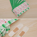 100pcs Waterproof Band Aid Transparent Invisible Hemostatic Breathable Water Bathing Swimming Bandage First Aid Kit