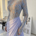 Prom Dress Elegant Vintage Sweet Lilac Mermaid Lace | SAMAG