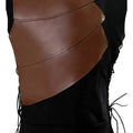 Faux Leather Renaissance Vest Medieval Sleeveless Jacket for Men