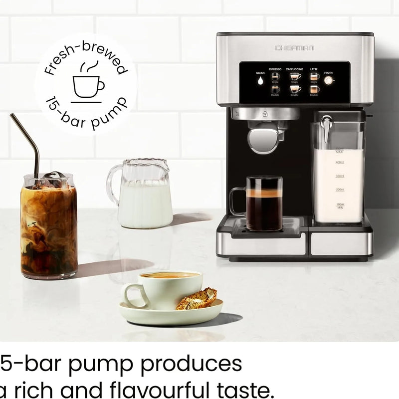Espresso machine full-color touch screen, RJ54-V2-CA 6-in-1 Mac