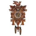 Cuckoo Cooing Wall Clock Wood Pendulum Swinging Bird Decorative Hanging Handcraft Creative Retro Cuckoo Time Alarm Clock