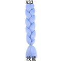 100g 24inch Jumbo Braiding Hair Synthetic Braiding Hair Braid in Hair Extensions Braids Hair for Twist for Daily Cosplay