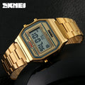 Fashion Men Stainless Steel Strap LED Display 3Bar Waterproof Digital Watch For Casual 1123 Sport Watches - Visuel 4 | SAMAG