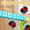Electric Train Carsfor klick Rail,USB Rechargeable Train  for Kids Electric Train Set Tracks,For Electric Train Set