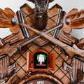 Cuckoo Cooing Wall Clock Wood Pendulum Swinging Bird Decorative Hanging Handcraft Creative Retro Cuckoo Time Alarm Clock