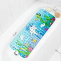 1pc Baby Bath Mat for Tub Non Slip Kids Bath Mat - 40x10cm Extra Long Cartoon Bathtub Mat Toddler Bath Mats with Suction Cups