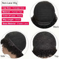 Sale Human Hair Wig Short Straight Human Hair Wigs Pixie Cut Straight Short Bob Wigs For Women  Brazilian Human Hair Machine