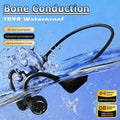 Wireless Bone Conduction Earphones For Running Swimming With Mic Hand-Free Bluetooth Headphone With TF Card Compatible Earbuds