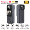 4K+2K Dual Lens Action Camera, Front & Rear WiFi Sports Cam, 130° Wide Angle Night Vision Camera for Motorcycle Helmet Vlog