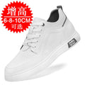 New Stylish Elevator Shoes 8cm Invisible Men's Hidden Heel 6cm Lightweight and Trendy Lace-up Sneakers Fashion Casual Wear