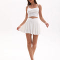 Women's Casual High Waisted Tennis Golf Short Skirt Pants.Light And Flowing  High-Elasticity Breathable Summer Sports Activewear