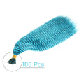 48Pcs Women's Colorful Synthetic Hair Extensions Set 38 Colors Tinsel Wig 26 Colors Feather Extensions Tool Kit for Hairdressing