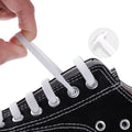 New Silicone Shoe Laces Elastic No Tie Shoelaces 16 PCS for Sneakers Quick Put on And Take Off Safety Lazy Shoe Lace Accessories