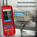 BSIDE 4-IN-1 Handheld Oscilloscope Digital Multimeter+Function Signal Generator Dual Channel O7:25MHz/O9:50MHz Current Tester