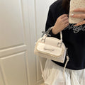 A Versatile Bow-tie Hand-held Boston Bag for Women in 2025 Korean Version, A Fashionable, Sweet and Casual Crossbody Bag