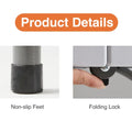 JHK Portable Folding Outdoor Indoor Table Heavy Duty Foldable Table with Carrying Handle Safety Lock For Camping Picnic Dining