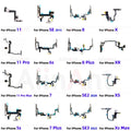 AiinAnt Power Volume Buttos Flash Light Power Flex Cable For iPhone 11 Pro X XR Xs Max SE 7 8 Plus SE 2 3 2020 2022 Phone Pars