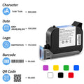 Prime TIJ Cartridge 25.4mm Inkjet Printer Cartridge Black Red Yellow Blue Green Original Fast Drying Water-proof Solvent Ink