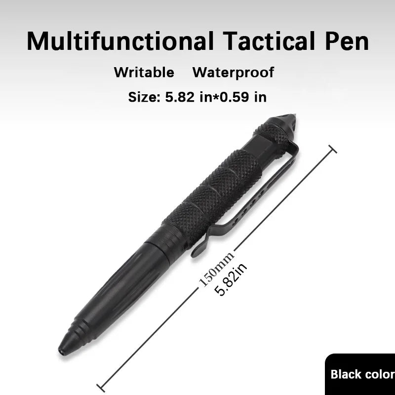 Multi Function Tactical Pen Quality Steel Non Slip Portable Self Defense Aluminum Glass Breaker Survival Tool Multipurpose Pen