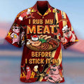 Summer Men's Beach Shirt Cartoon Fruit 3D Printed Cuban | SAMAG