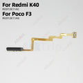 Back Side Power Button Touch ID Finger Sensor Fingerprint Scanner Flex Cable For Xiaomi Redmi K40 K40s Gaming For Poco F3 F4 GT