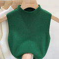 Women Knitted Tank Top Summer Fall Slim Sweater Short - View 9 | SAMAG